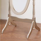 Miroir psyché traditionnel en bois Copper Grove Monks Hood de Roundhill Furniture