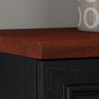 Armoire de rangement Fairview avec portes et étagères par Bush Furniture - 31,73 L x 12,76 l x 30,71 H