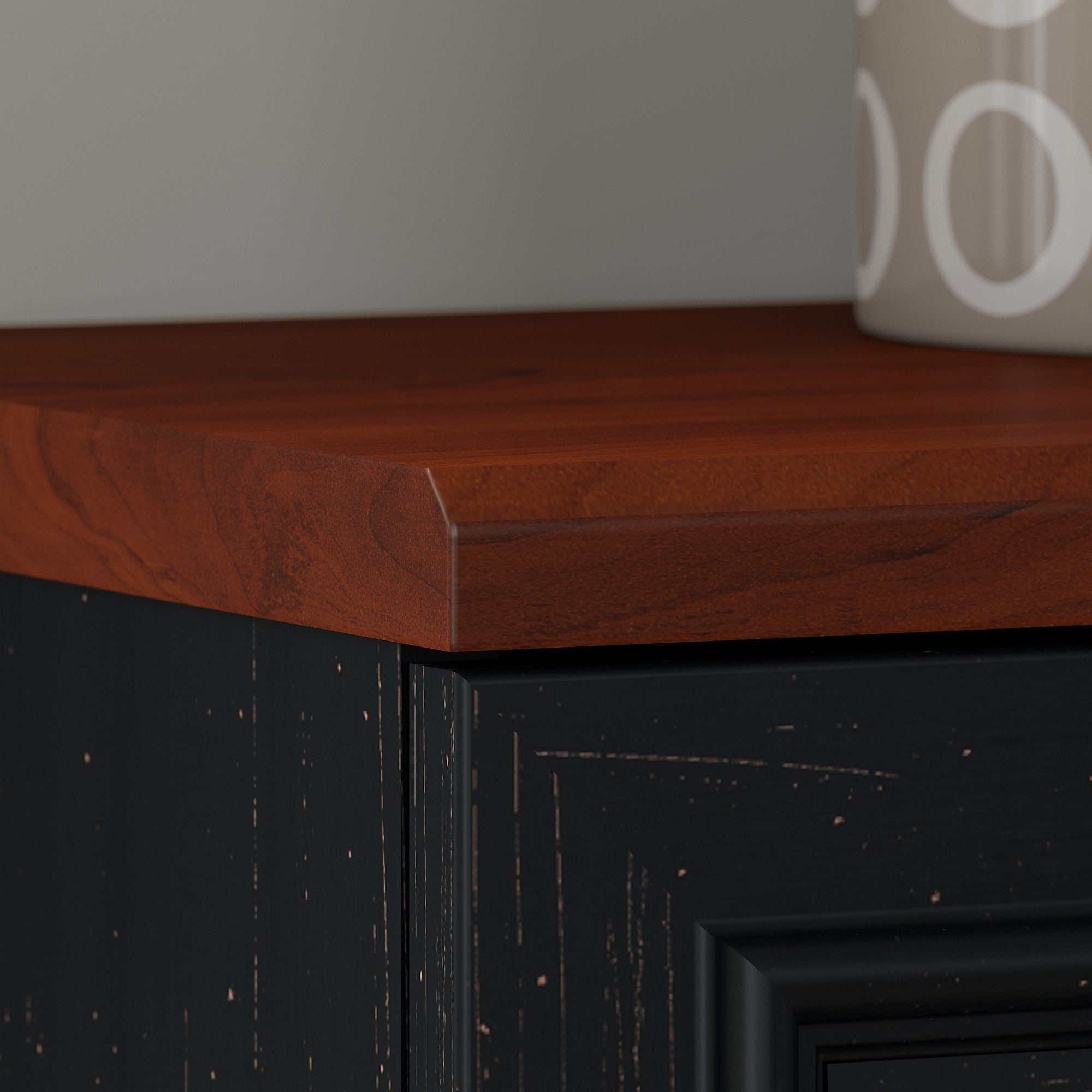 Armoire de rangement Fairview avec portes et étagères par Bush Furniture - 31,73 L x 12,76 l x 30,71 H