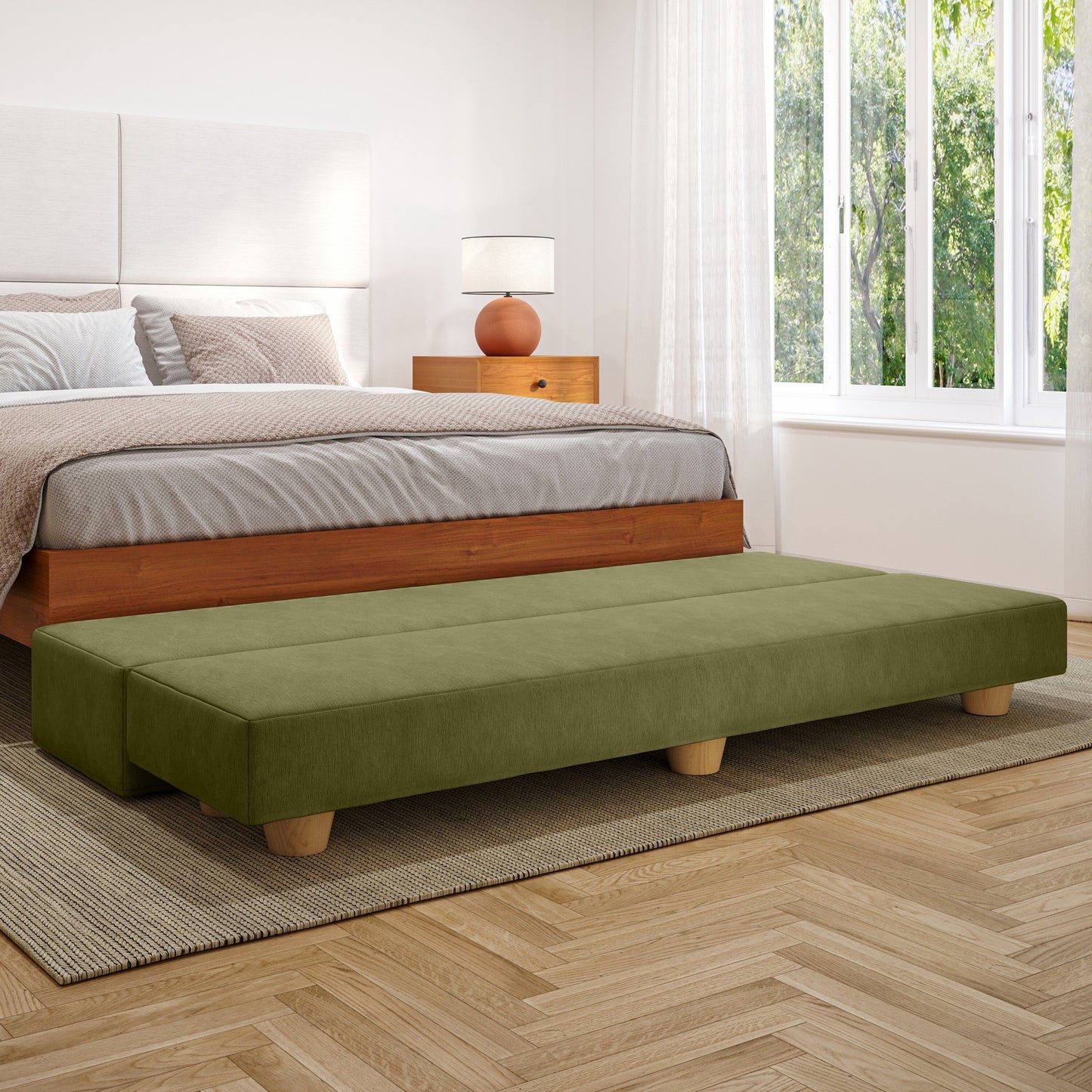 Banquette-lit convertible Jaxx Camden / Lit d'appoint simple rabattable