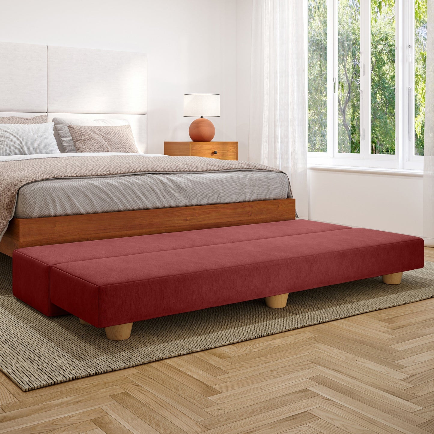 Banquette-lit convertible Jaxx Camden / Lit d'appoint simple rabattable
