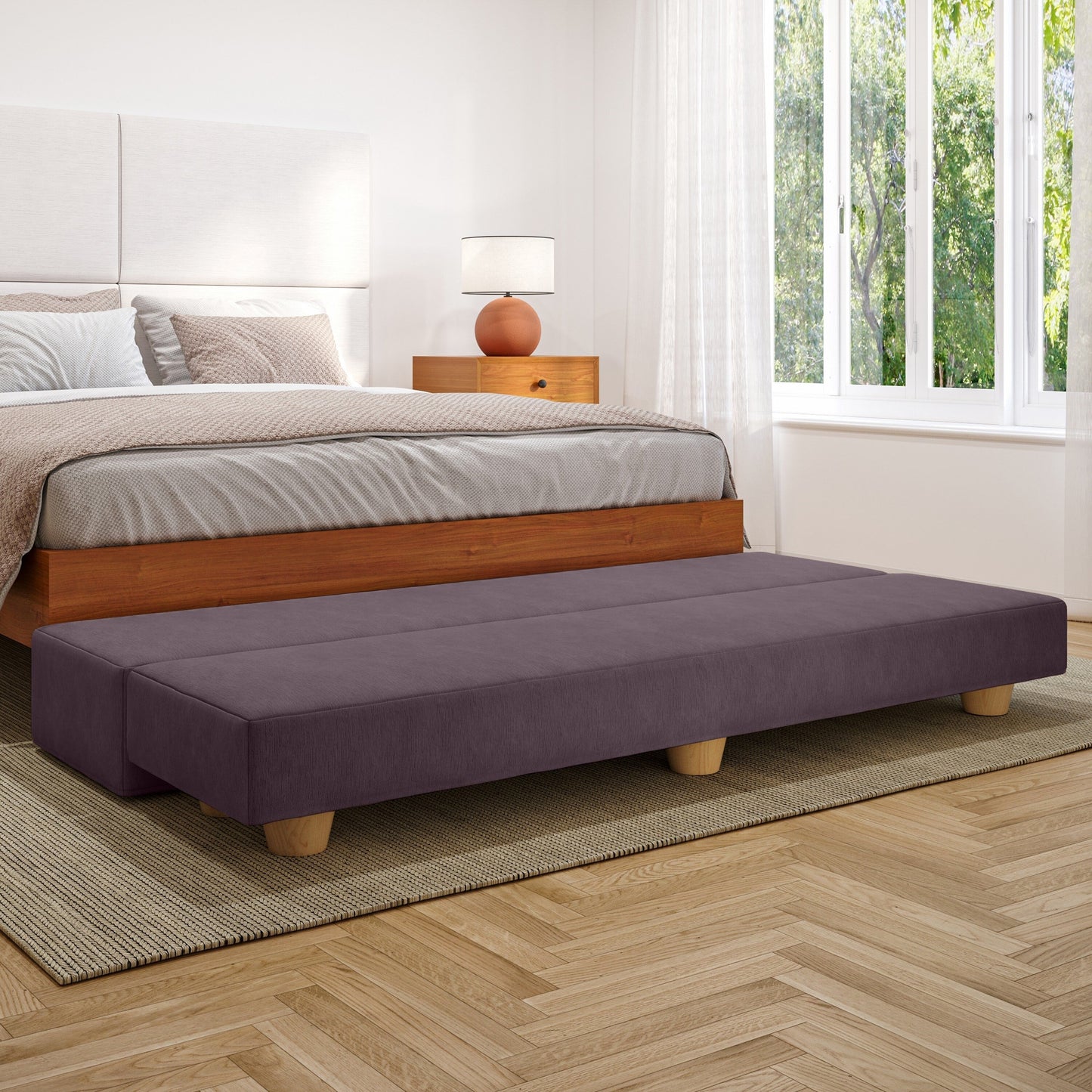 Banquette-lit convertible Jaxx Camden / Lit d'appoint simple rabattable