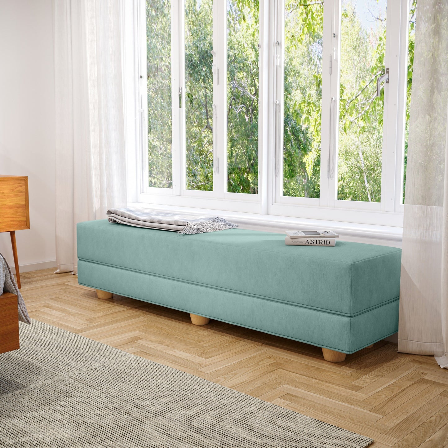 Banquette-lit convertible Jaxx Camden / Lit d'appoint simple rabattable