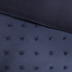 Parure de lit en jacquard de coton et de maïs au design intelligent avec taies d'oreiller et coussins décoratifs