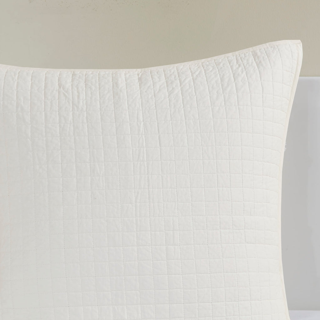 Parure de lit en jacquard de coton et de maïs au design intelligent avec taies d'oreiller et coussins décoratifs