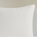 Parure de lit en jacquard de coton et de maïs au design intelligent avec taies d'oreiller et coussins décoratifs