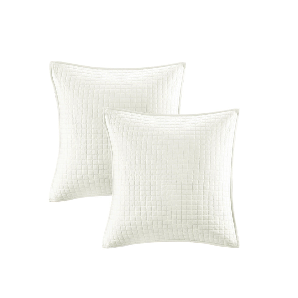 Parure de lit en jacquard de coton et de maïs au design intelligent avec taies d'oreiller et coussins décoratifs