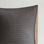 Parure de lit en jacquard de coton et de maïs au design intelligent avec taies d'oreiller et coussins décoratifs