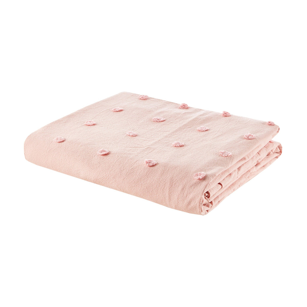 Parure de lit en jacquard de coton et de maïs au design intelligent avec taies d'oreiller et coussins décoratifs