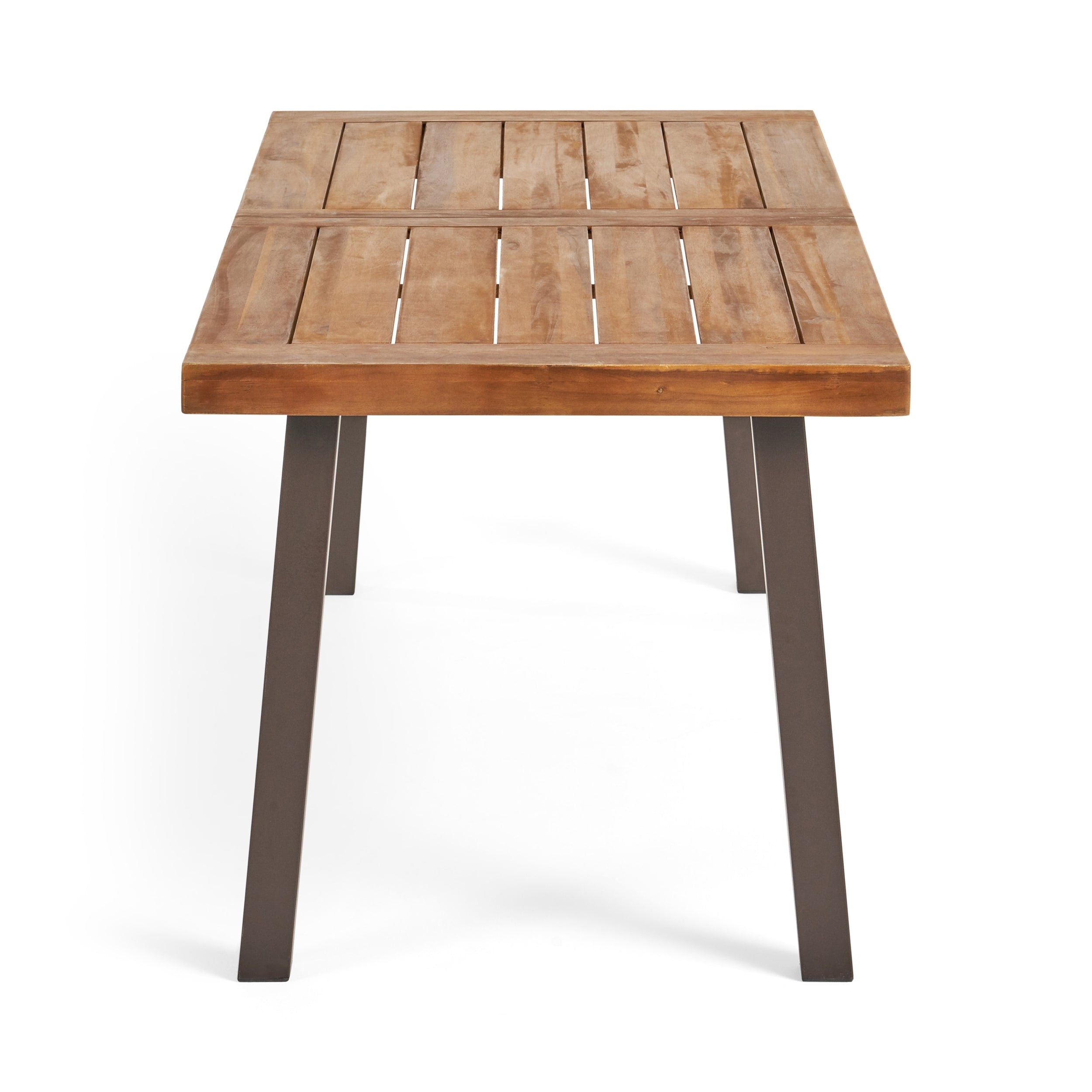 Ensemble de salle à manger d'extérieur Cordella Wood 7 pièces par Christopher Knight Home