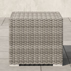 Ensemble de salon de jardin sectionnel Corvus 8 pièces en aluminium et osier