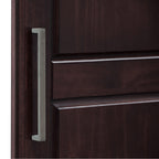 Armoire penderie Cosmo 3 portes 100 % bois massif de Palace Imports avec portes en bois massif ou en miroir