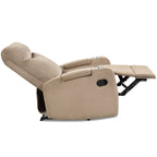 Fauteuil inclinable Costway, canapé simple, avec rangement pour accoudoirs et tasse