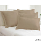 Taies d'oreiller décoratives sur mesure en popeline de coton mélangé (lot de 2)