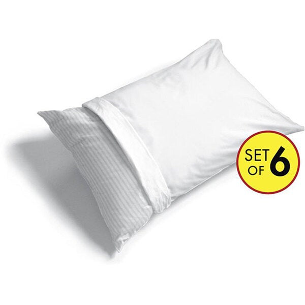 Protège-oreiller en coton (lot de 6)