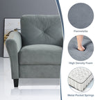 Canapés sectionnels confortables pour salon, chambre à coucher, bureau, petit espace, 1 place