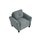 Canapés sectionnels confortables pour salon, chambre à coucher, bureau, petit espace, 1 place