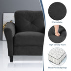 Canapés sectionnels confortables pour salon, chambre à coucher, bureau, petit espace, 1 place