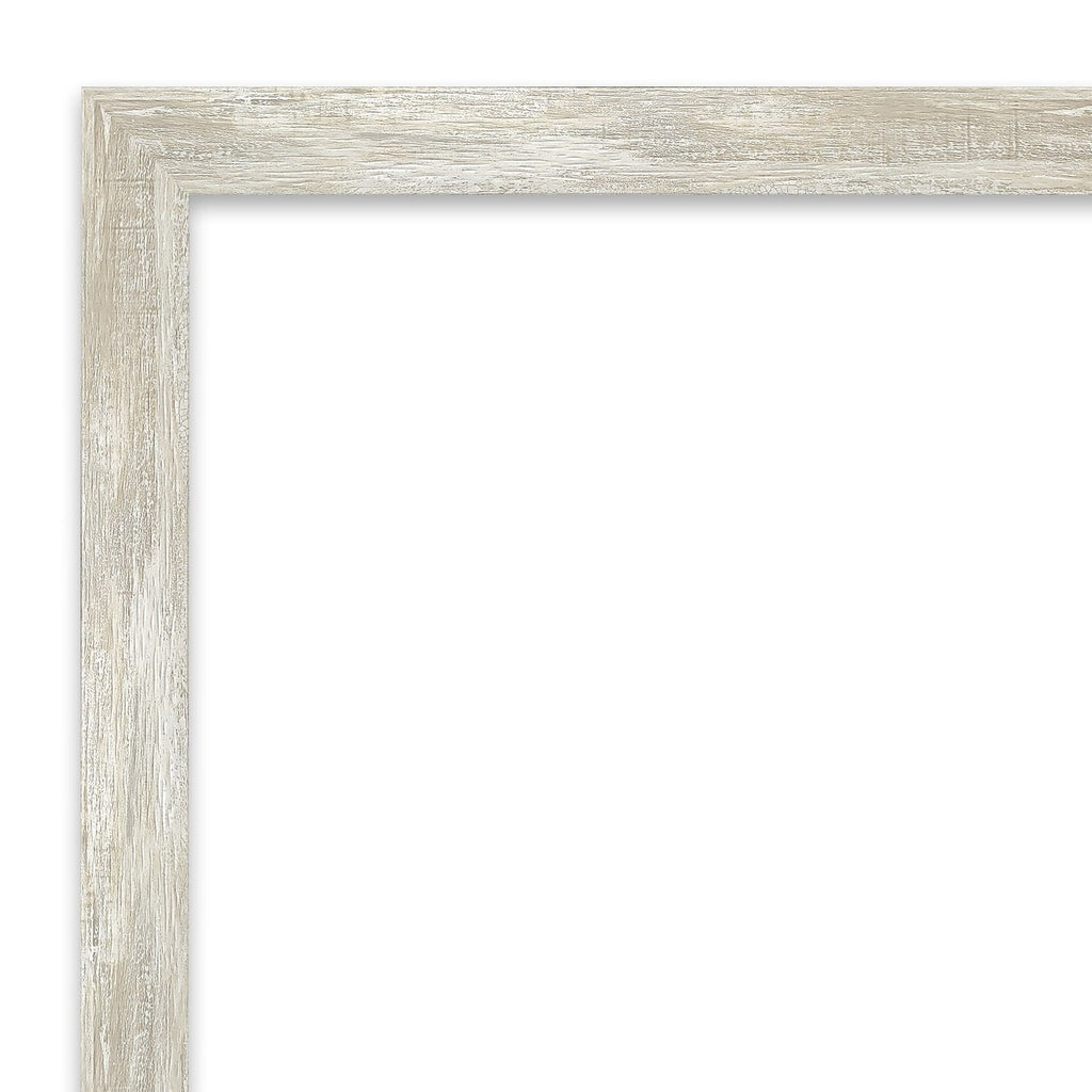 Miroir mural biseauté pour salle de bain - Cadre métallique craquelé