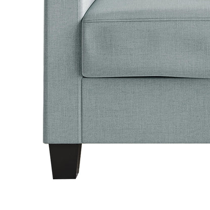 Canapé rembourré en lin épuré et minimaliste de CraftPorch