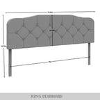 Tête de lit capitonnée élégante CraftPorch
