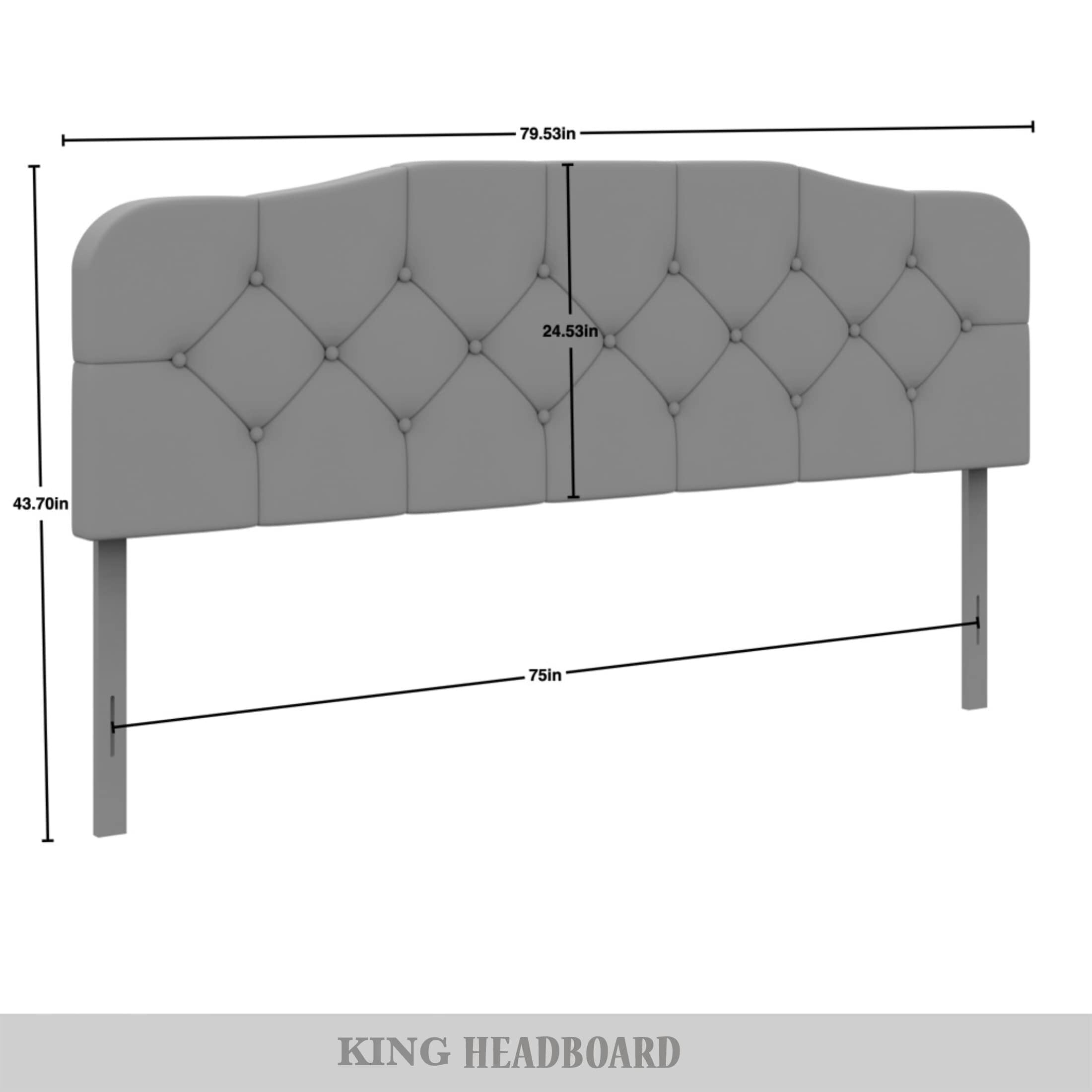 Tête de lit capitonnée élégante CraftPorch