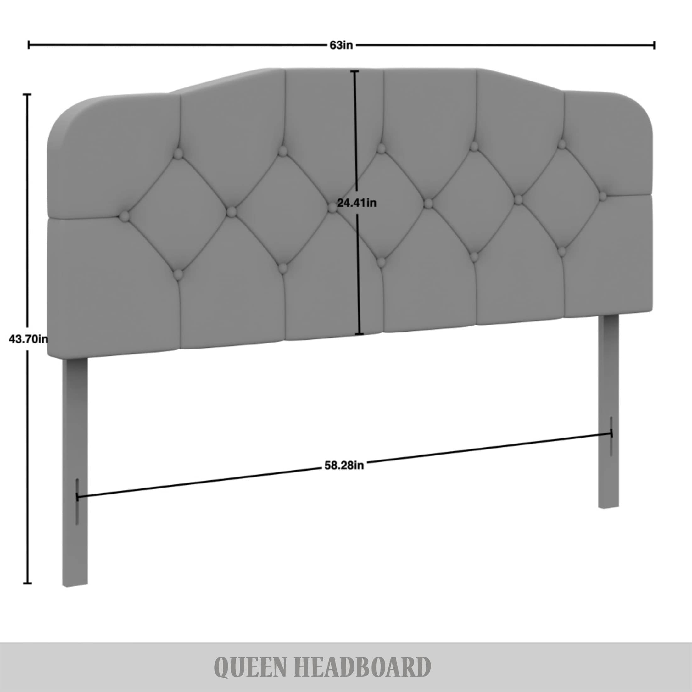Tête de lit capitonnée élégante CraftPorch
