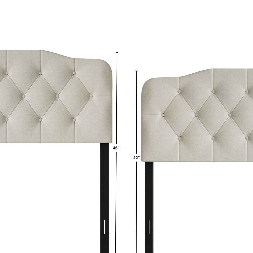 Tête de lit capitonnée élégante CraftPorch
