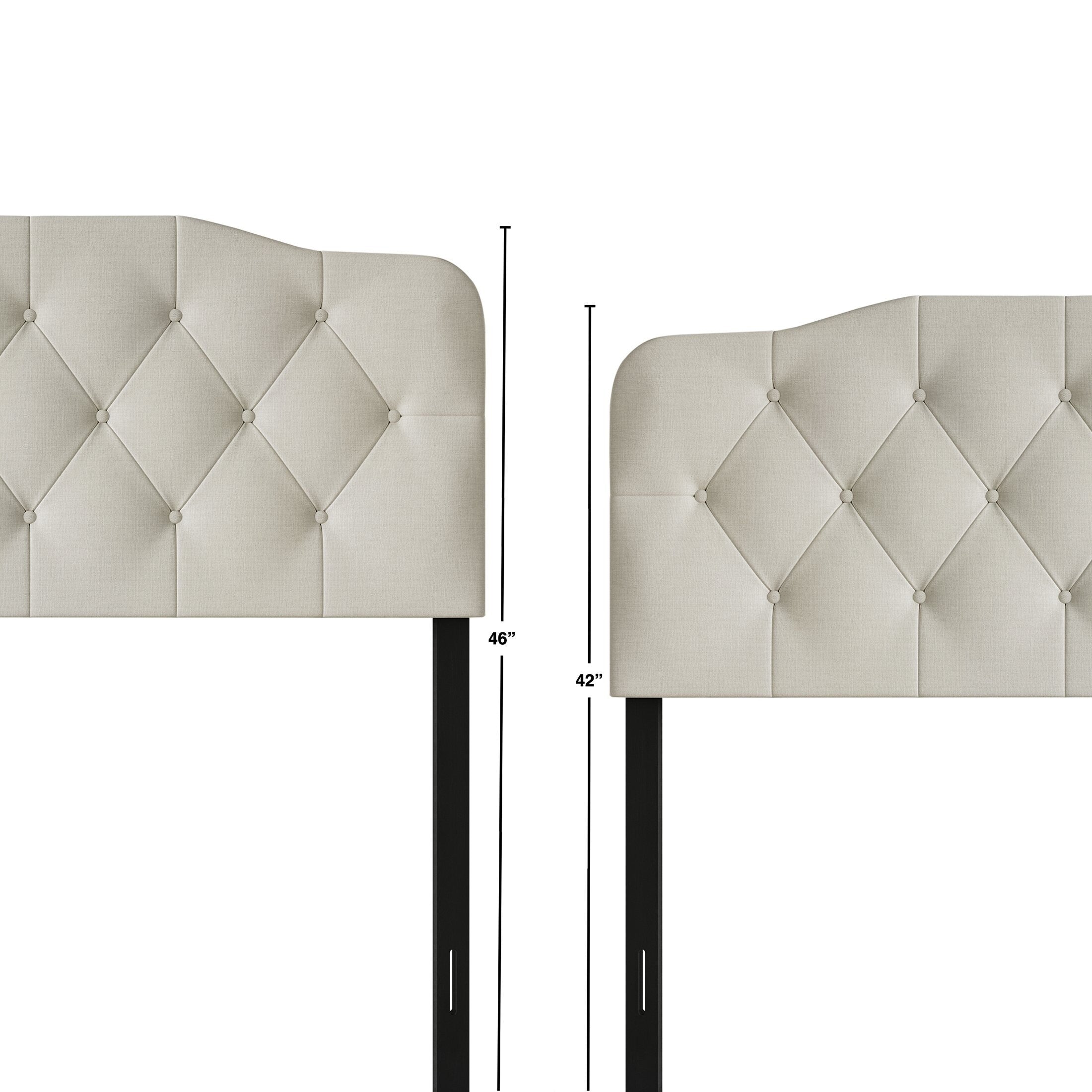 Tête de lit capitonnée élégante CraftPorch