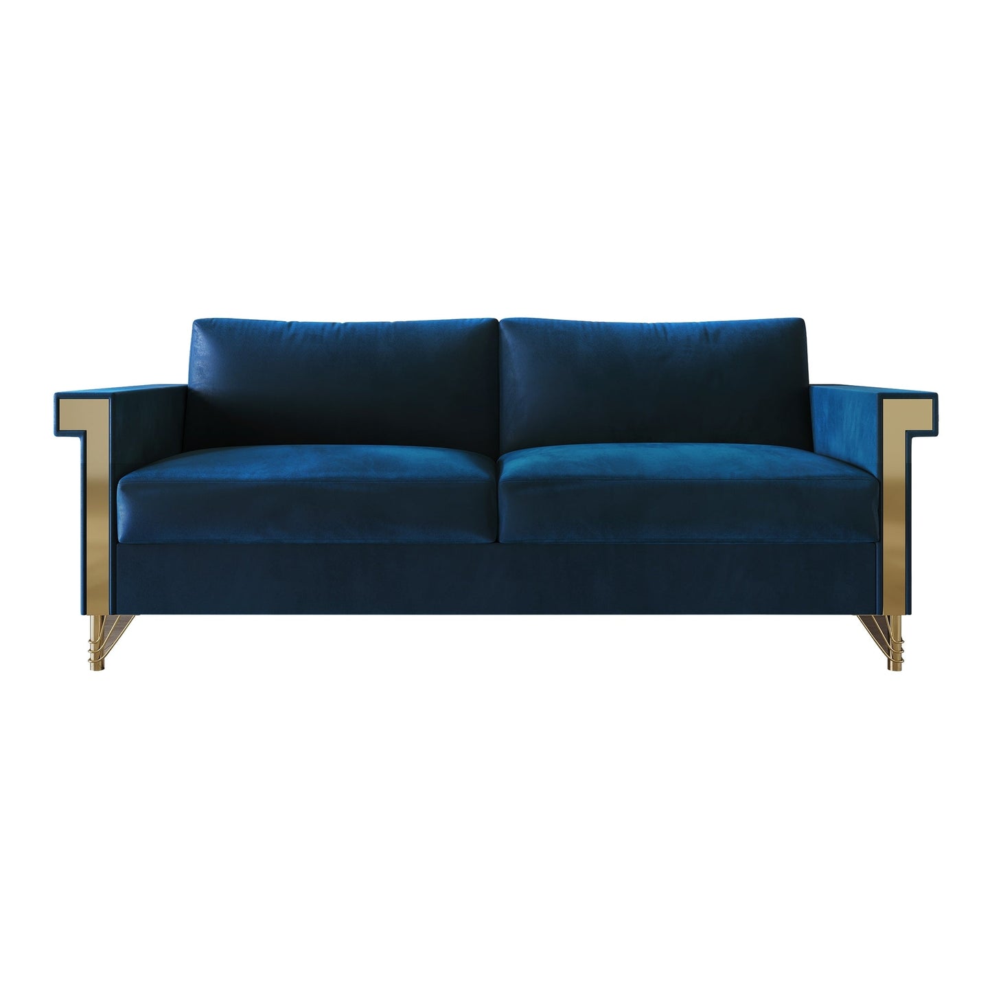 Canapé luxueux rembourré en velours CraftPorch