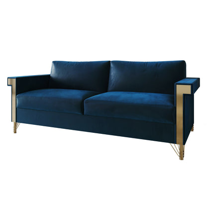 Canapé luxueux rembourré en velours CraftPorch