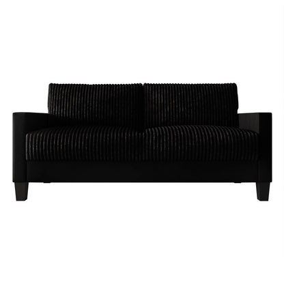Canapé rembourré en velours côtelé CraftPorch de style milieu de siècle moderne