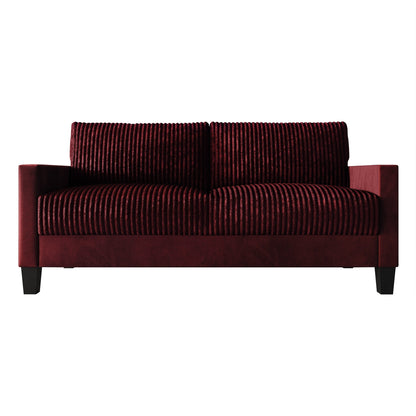 Canapé rembourré en velours côtelé CraftPorch de style milieu de siècle moderne