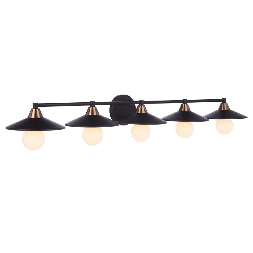 Applique de vanité Craftmade 125465 Isaac 5 lumières 46 large