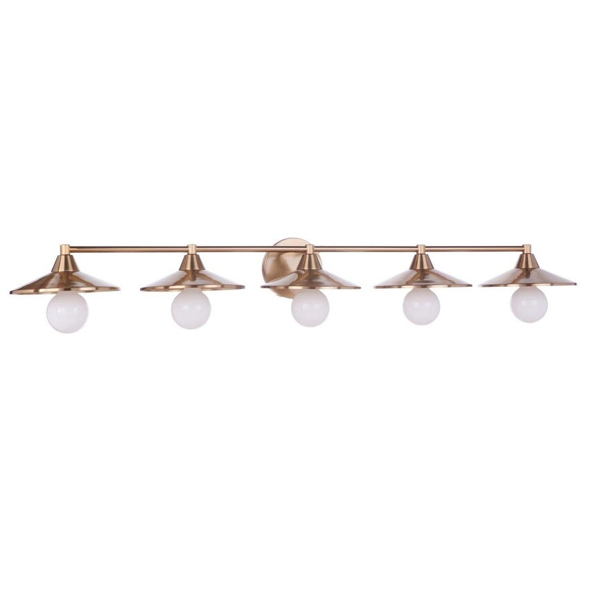 Applique de vanité Craftmade 125465 Isaac 5 lumières 46 large