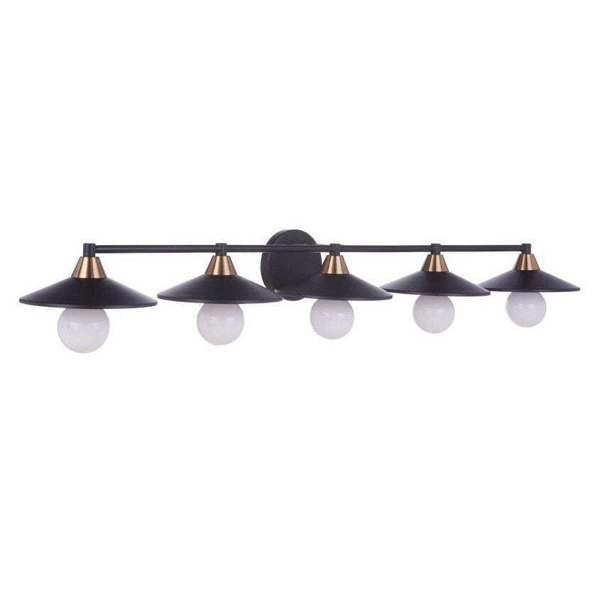 Applique de vanité Craftmade 125465 Isaac 5 lumières 46 large