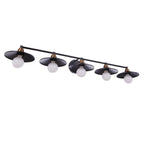 Applique de vanité Craftmade 125465 Isaac 5 lumières 46 large