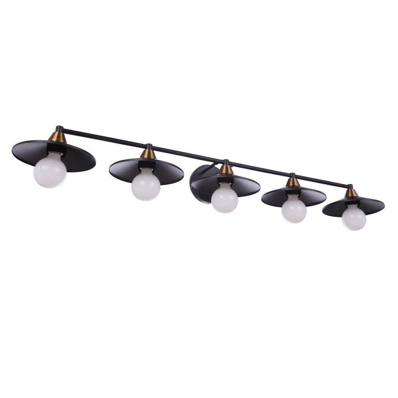 Applique de vanité Craftmade 125465 Isaac 5 lumières 46 large