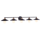 Applique de vanité Craftmade 125465 Isaac 5 lumières 46 large