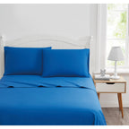 Parure de draps en percale de coton Crayola de couleur unie