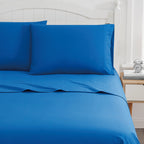 Parure de draps en percale de coton Crayola de couleur unie