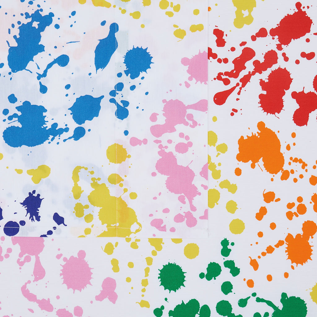 Parure de draps en percale de coton Crayola Splatter