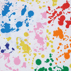 Parure de draps en percale de coton Crayola Splatter
