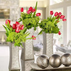 Plateau décoratif et boules Creative Scents Dublin en argent brossé (lot de 3)