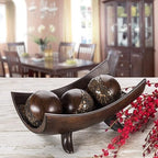 Bol décoratif marron Creative Scents Schonwerk pour la décoration intérieure
