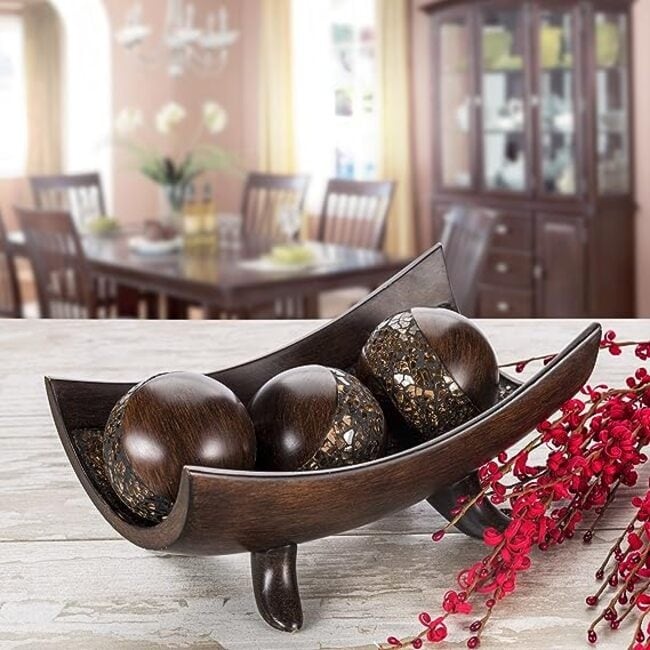 Bol décoratif marron Creative Scents Schonwerk pour la décoration intérieure