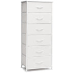 Commode verticale à 6 tiroirs avec plateau en bois Crestlive Products