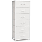 Commode verticale à 6 tiroirs avec plateau en bois Crestlive Products