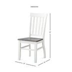 Chaise d'appoint en bois de ferme Steve Silver Crestwood (lot de 2)