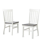 Chaise d'appoint en bois de ferme Steve Silver Crestwood (lot de 2)